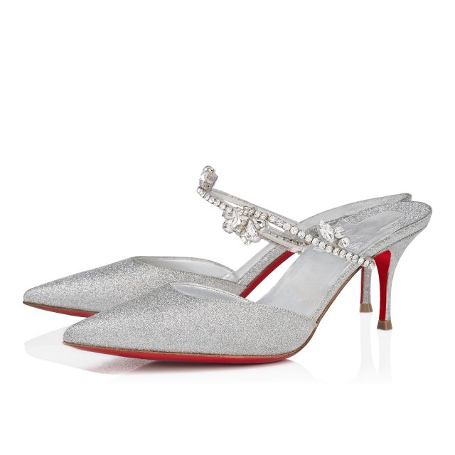 Christian Louboutin Planet Queen 70 mm Pumps Calf leather Silver