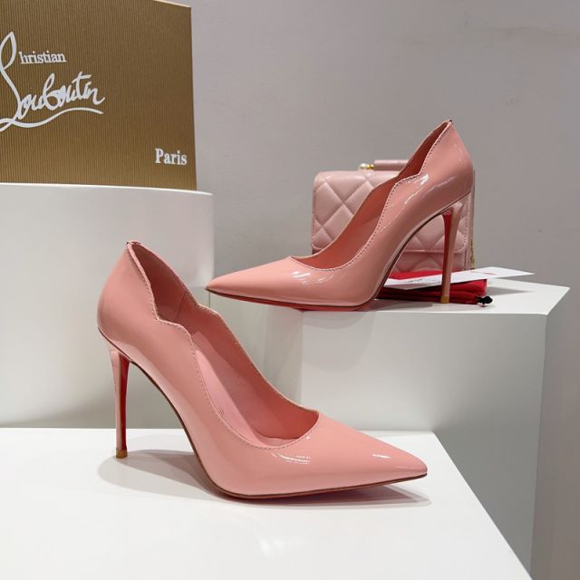 Christian Louboutin Pumps Hot Chick 100 mm Patent Leather Pink