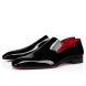 Christian Louboutin Dandy Chick Loafers Patent Calf Leather Black