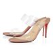 Christian Louboutin Just Nothing 85 Mm Sandals Patent Leather And Tpu Blush