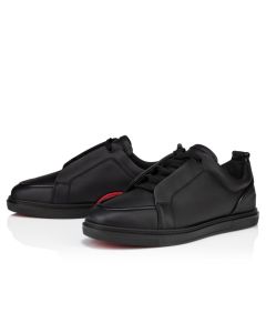 Christian Louboutin Jimmy Sneakers Men Calf Leather And Nappa Leather Black